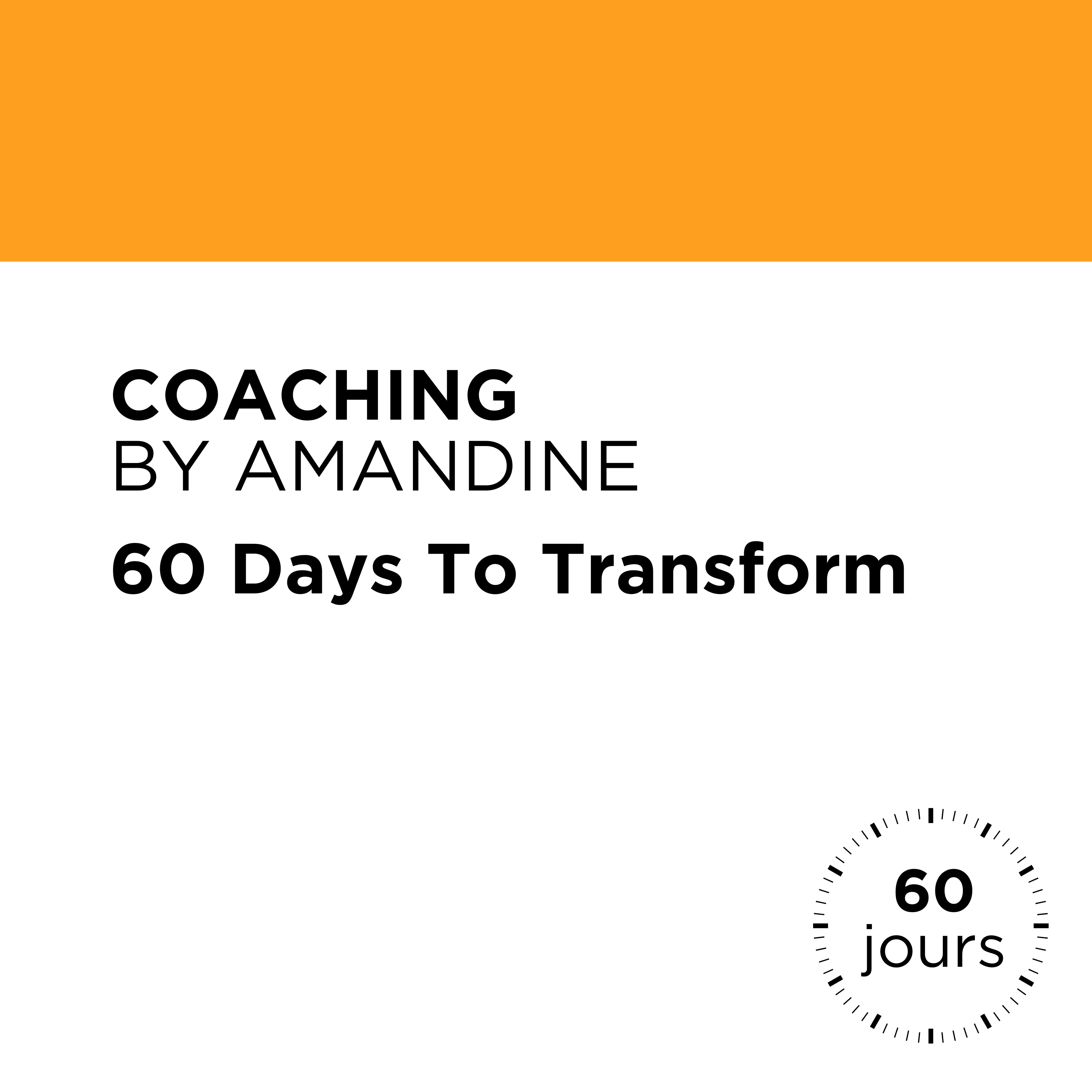 Coaching personnalisé By Amandine - Perte de Poids - 60jours